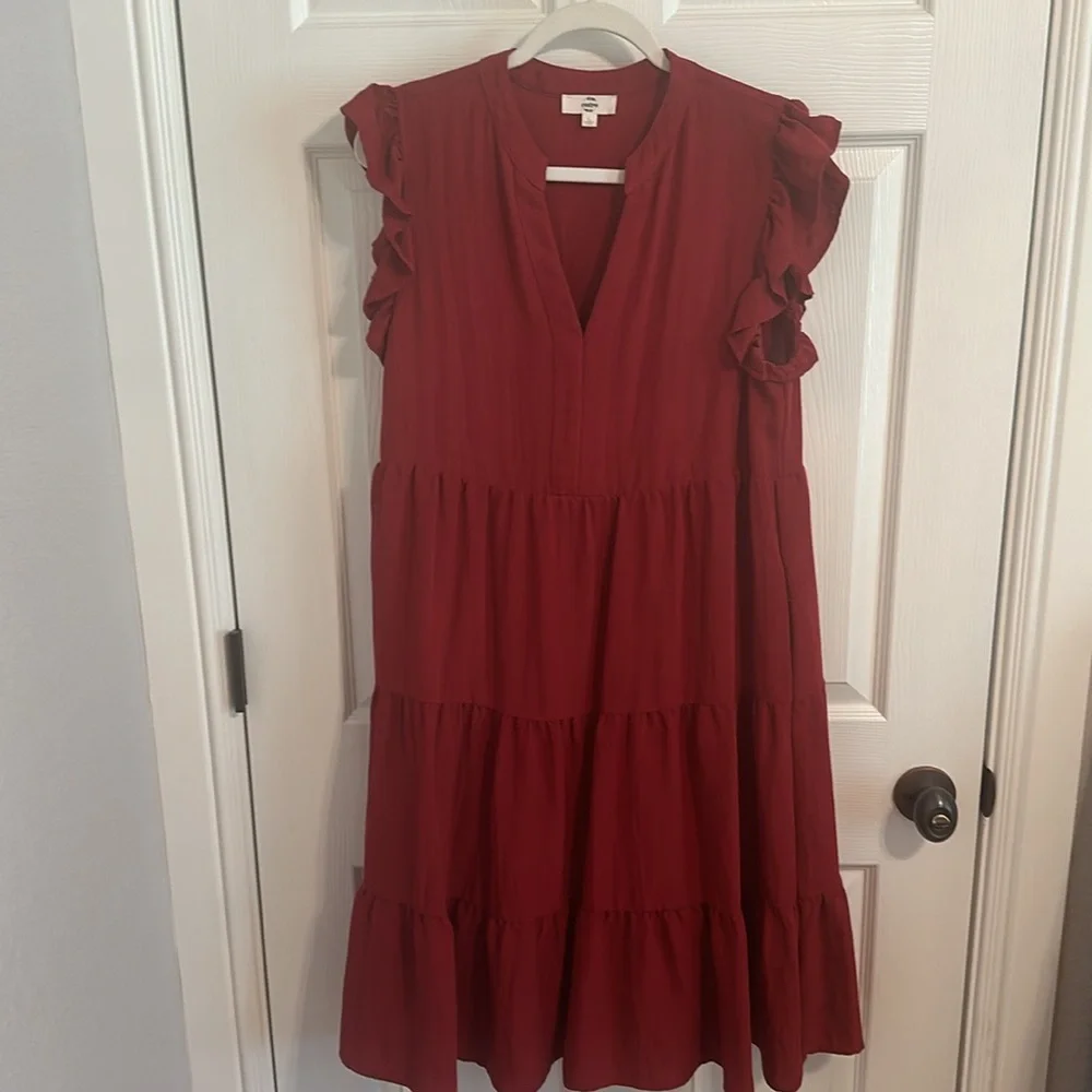 Maroon entro dress - L - Picture 5 of 5